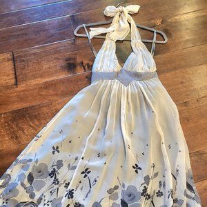Banana Republic Size 2 Gauzy Lightweight Halter Dress